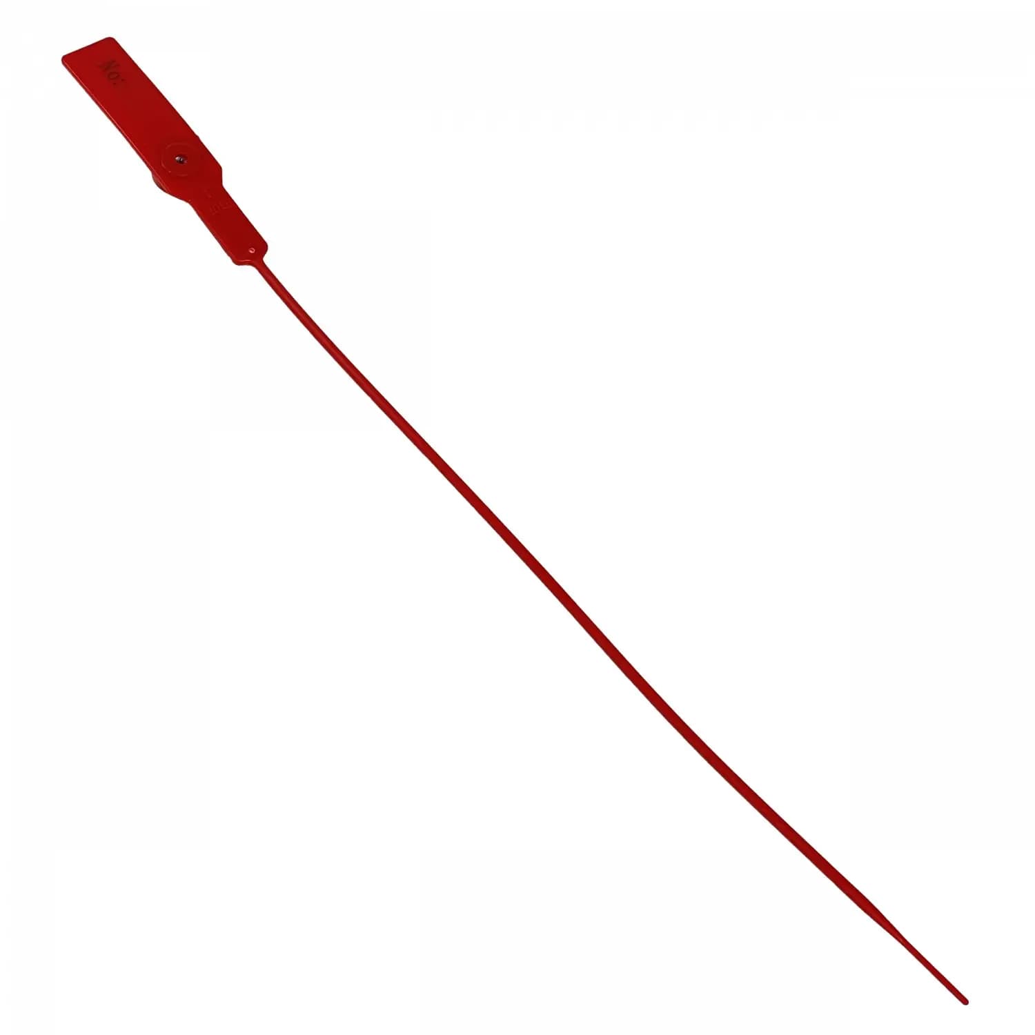100 Unidades Rojo Sellos De Seguridad Metalgrip Plastico 28cm-largo