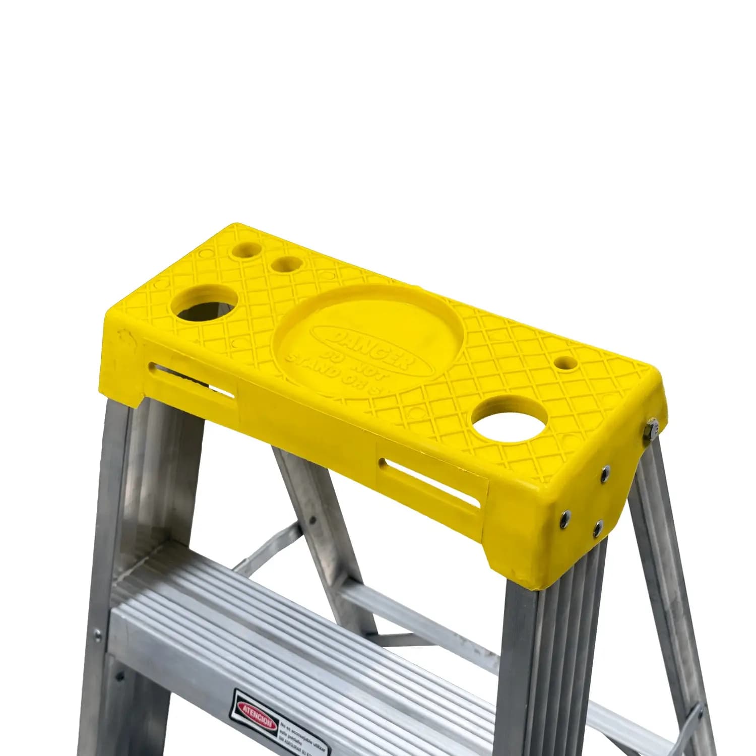 0.7mt 105KG Taburete Tijera Aluminio 3-Peldano Escalera 0,71mt
